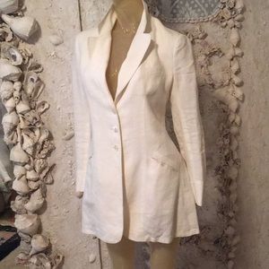 Ralph Lauren Linen Equestrian Style Jacket sz 4